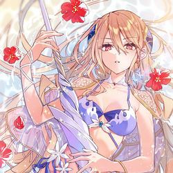 This is a pixiv picture whose title is ユイナ先輩🌺.