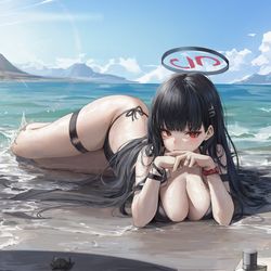 This is a pixiv picture whose title is 調月リオ.