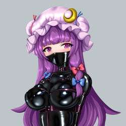 This is a pixiv picture whose title is ボンデージパチュリー.