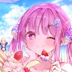 This is a pixiv picture whose title is 艦長の休日.