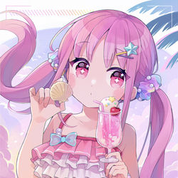 This is a pixiv picture whose title is 水着おタマさん.