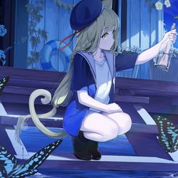 This is a pixiv picture whose title is 知らない人からの便り.