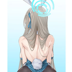 This is a pixiv picture whose title is バニーアスナ.