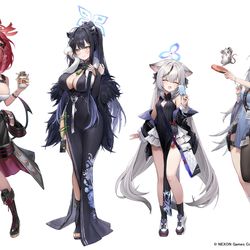 This is a pixiv picture whose title is ブルアカ x 豊島園庭の湯.