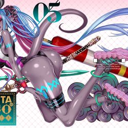 This is a pixiv picture whose title is C102サークル絶対少女新刊「RAITAのFGO落書き本05」.