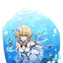 This is a pixiv picture whose title is 原神/GenshinImpact - Hydro Lumine.