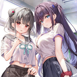 This is a pixiv picture whose title is ぶかぶかとぴちぴち.