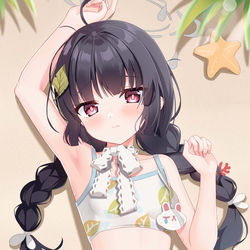 This is a pixiv picture whose title is 霞沢ミユ.