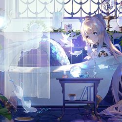 This is a pixiv picture whose title is 巫女の秘め事.