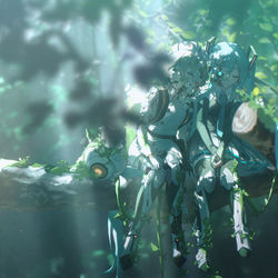 This is a pixiv picture whose title is in the gray.