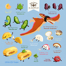 This is a pixiv picture whose title is テーブルタウンズ.