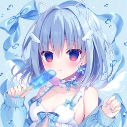 This is a pixiv picture whose title is 💙💙💙.