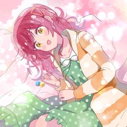 This is a pixiv picture whose title is ひとりちゃん一緒に寝ましょう！.