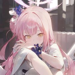 This is a pixiv picture whose title is 聖園ミカ.
