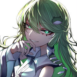 This is a pixiv picture whose title is 東風谷早苗.