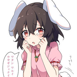 This is a pixiv picture whose title is 嘘ウサギ.