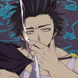 This is a pixiv picture whose title is ヤミ団長.