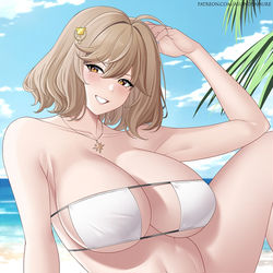 This is a pixiv picture whose title is Anis Summer (NIKKE).