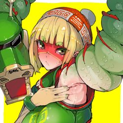 This is a pixiv picture whose title is 龍化ミェンミェンの脇.