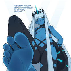 This is a pixiv picture whose title is Princess of Klaxosaurs | 叫竜の姫.