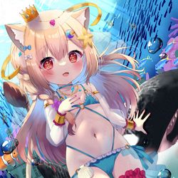 This is a pixiv picture whose title is 水着なアロケルちゃん？.
