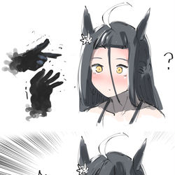 This is a pixiv picture whose title is カフェのお友達はハレンチなのを許しません！.