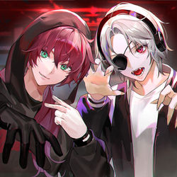 This is a pixiv picture whose title is rapper.