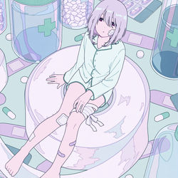 This is a pixiv picture whose title is 薬効.