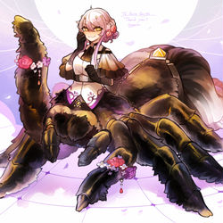 This is a pixiv picture whose title is 【Skeb】タランチュラアラクネ.
