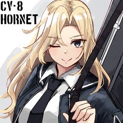 This is a pixiv picture whose title is CV-8 HORNET.