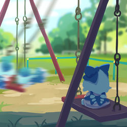 This is a pixiv picture whose title is ふもふもちるの。の日常.