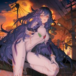 This is a pixiv picture whose title is 夏日黄昏别样红.