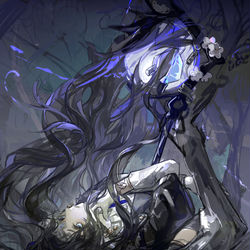 This is a pixiv picture whose title is 凛视.