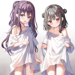 This is a pixiv picture whose title is ぶかぶか～.