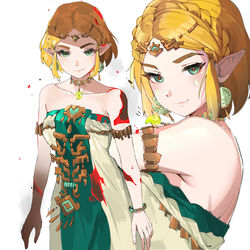 This is a pixiv picture whose title is sus Zeldas.