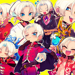 This is a pixiv picture whose title is DQ8詰め２.