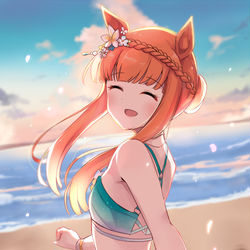 This is a pixiv picture whose title is ひと夏の想い出.
