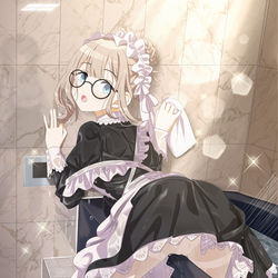 This is a pixiv picture whose title is Housekeeping! メイド·あさひ.