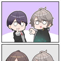 This is a pixiv picture whose title is ろふまおハートポーズ.