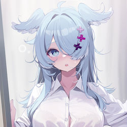 This is a pixiv picture whose title is Morning 🌥️.