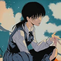 This is a pixiv picture whose title is Asa💛.