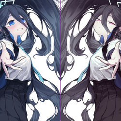 This is a pixiv picture whose title is 天童アリスさんとケイさんかわいい！.