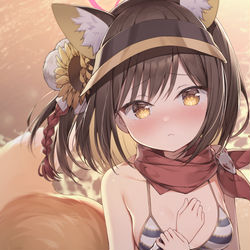 This is a pixiv picture whose title is イズナ.