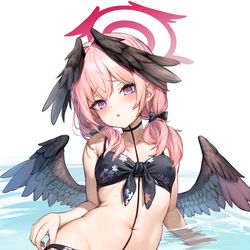 This is a pixiv picture whose title is 水着コハル.