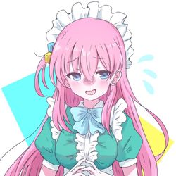 This is a pixiv picture whose title is メイドぼっち.