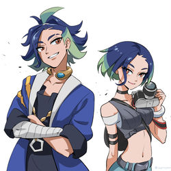 This is a pixiv picture whose title is Perrin and Adaman.