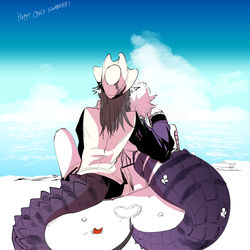 This is a pixiv picture whose title is 夏ログ.