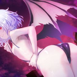 This is a pixiv picture whose title is カリスマ水着レミリア.
