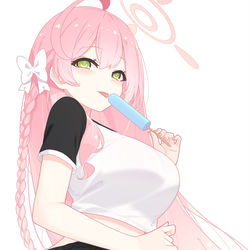 This is a pixiv picture whose title is 🖤ハナコ.