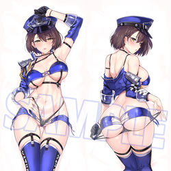 This is a pixiv picture whose title is レースクイーンボルチモア抱き枕カバー（スプレンディッドギア）.